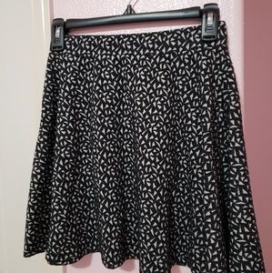 Patterned Skater Skirt